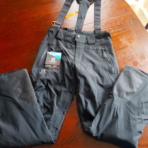 New. Salomon snow pants. Womens small.